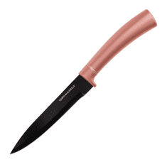KONDELA TEMPO-KONDELA LONAN, komplet nožev, nastavljeno 6 kom, z držalom, rožnato zlato