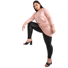 RELEVANCE Ženske plus size tunike JANA temno rožnate barve RV-TU-7630.90_384041 Univerzalni