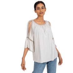 Och Bella Ženska bluza Kearney OCH BELLA beige TW-BZ-BI-82198.46_383304 S