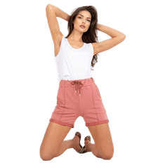 FANCY Ženske kratke hlače z visokim pasom BASE roza FA-SN-6283.88P_386338 Univerzalni