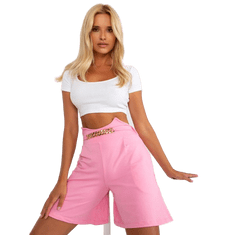 FANCY Ženske kratke hlače z verižico GARNET pink FA-SN-7913.95_388529 S-M