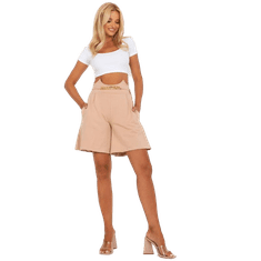FANCY Ženske kratke hlače z verižico GARNET bež FA-SN-7913.95_388581 S-M