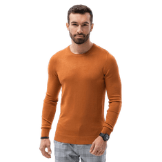 OMBRE Moški pulover DARIEL brown MDN23852 XXL