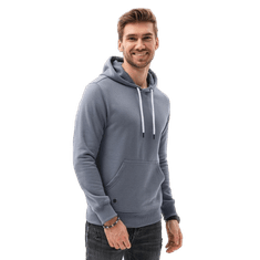 OMBRE Moški pulover s kapuco ALI jeans MDN119802 S