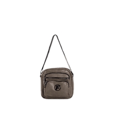 F & B Ženska torbica z zadrgo CROSSBODY kaki OW-TR-F-532_391128 Univerzalni