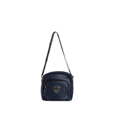 F & B Ženska torbica na naramnice iz ekološkega usnja JENNA temno modra OW-TR-F-525_391149 Univerzalni