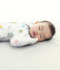 LOVE TO DREAM Swaddle UP - Swaddle, velikost M, planeti - 1 FAZA, 3-6m, 6-8,5kg