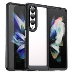 slomart ovitek outer space za samsung galaxy z fold 3 ovitek s prilagodljivim okvirjem črn