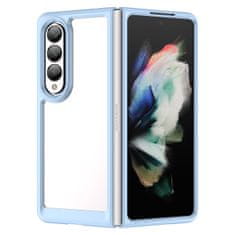 slomart ovitek outer space za samsung galaxy z fold 3 ovitek s prilagodljivim okvirjem moder