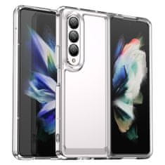 slomart ovitek outer space za samsung galaxy z fold 3 ovitek s prilagodljivim prozornim okvirjem