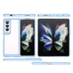 slomart ovitek outer space za samsung galaxy z fold 3 ovitek s prilagodljivim okvirjem moder