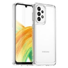 slomart outer space case za samsung galaxy a33 5g ovitek s prilagodljivim prozornim okvirjem