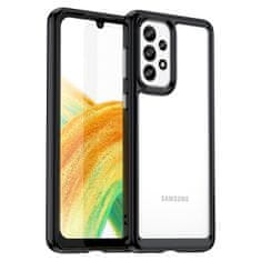 slomart outer space case za samsung galaxy a33 5g ovitek s prilagodljivim prozornim okvirjem