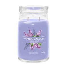 Yankee Candle Aromatična sveča Signature glass velika Lilac Blossoms 567 g