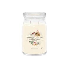 Yankee Candle Aromatična sveča Signature velik kozarec Spun Sugar Flurries 567 g