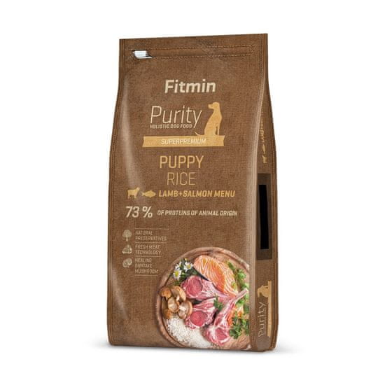 Fitmin FITMIN Purity Rice Puppy Lamb with salmon - suha hrana za pse - 2 kg