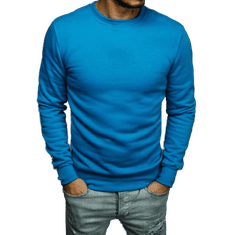 Dstreet Moška enobarvna majica modra BX4386 bx4386 L