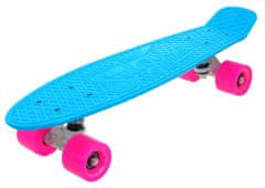 Sulov Penny board Neon Speedway rolka, modro roza, 22"