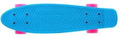 Sulov Penny board Neon Speedway rolka, modro roza, 22"