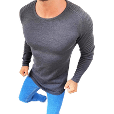 Dstreet Moški pulover polne dolžine v antracitni barvi wx1604 M