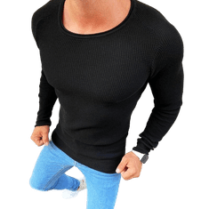 Dstreet Moški pulover polne dolžine črne barve wx1615 S