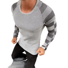 Dstreet Moški pulover z rolojem v barvi ecru wx1636 XL