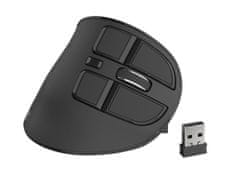 Natec EUPHONIE/Office/Optical/Right-handed/2 400 DPI/Wireless USB/Black