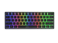 Genesis gaming tipkovnica THOR 660 RGB/Wireless Bluetooth/US layout/Black