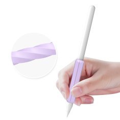 slomart stoyobe silicone holder silikonsko držalo za apple pencil 1 / apple pencil 2 / huawei m-pencil roza