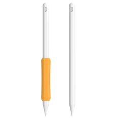 slomart stoyobe silicone holder silikonsko držalo za apple pencil 1 / apple pencil 2 / huawei m-pencil oranžna