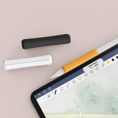 slomart stoyobe silicone holder silikonsko držalo za apple pencil 1 / apple pencil 2 / huawei m-pencil oranžna