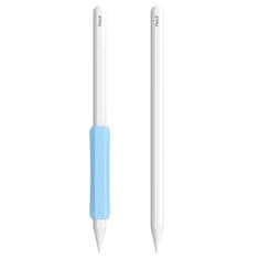 slomart silikonsko držalo stoyobe silikonsko držalo za apple pencil 1 / apple pencil 2 / huawei m-pencil light blue