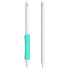 slomart stoyobe silicone holder komplet silikonskih držal za apple pencil 1 / apple pencil 2 / huawei m-pencil turquoise+light green+white (3 paketi)