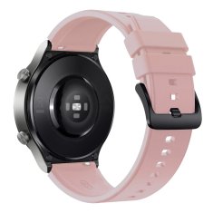 slomart silikonski pašček za huawei watch gt / gt2 / gt2 pro roza