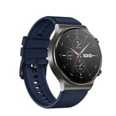 slomart silikonski pašček za huawei watch gt / gt2 / gt2 pro modre barve