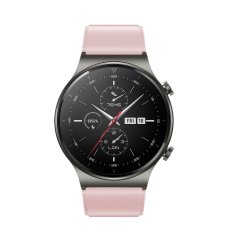 slomart silikonski pašček za huawei watch gt / gt2 / gt2 pro roza