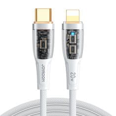 Joyroom Kabel s pametnim stikalom USB-C - iPhone Lightning 1,2 m - bel