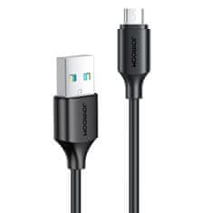 Joyroom kabel usb-a - micro usb 480mb/s 2.4a 0.25m črn (s-um018a9)