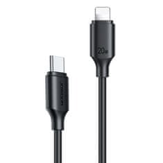 Joyroom kabel usb-c - lightning 480mb/s 20w 0,25m črn (s-cl020a9)