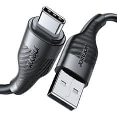 Joyroom usb kabel - usb type c za polnjenje / prenos podatkov 3a 1m črn (s-1030m12)