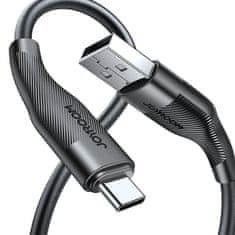 Joyroom usb kabel - usb type c za polnjenje / prenos podatkov 3a 1m črn (s-1030m12)