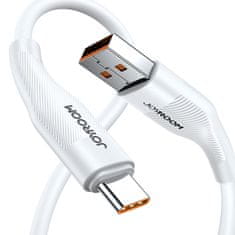 Joyroom usb kabel - usb type c za hitro polnjenje / prenos podatkov 6a 1m bel (s-1060m12)