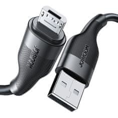 Joyroom usb kabel - mikro usb polnjenje / prenos podatkov 3a 1m črn (s-1030m12)