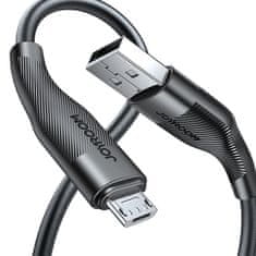 Joyroom usb kabel - mikro usb polnjenje / prenos podatkov 3a 1m črn (s-1030m12)