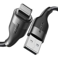 Joyroom usb kabel - lightning polnjenje / prenos podatkov 3a 1m črn (s-1030m12)