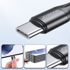 Joyroom hitro polnjenje / podatkovni kabel usb type c - usb type c pd 60w 2m črn (s-2030n1-60)