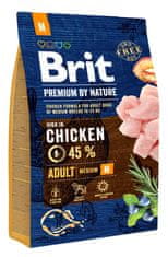 Brit BRIT Premium by Nature Adult M - suha hrana za pse Piščanec - 8 kg