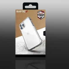 RAPTIC x-doria air case za iphone 14 pro max oklep srebrn