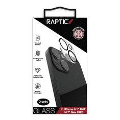RAPTIC x-doria camera protector glass 2x iphone 14 kaljeno steklo za objektiv fotoaparata