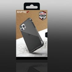 RAPTIC x-doria air case za iphone 14 pro max črn oklepni ovitek